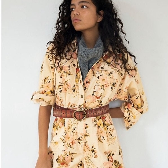 Free People Pants - Free People Tapestry - Corduroy  Floral Ribbed Short  jumper